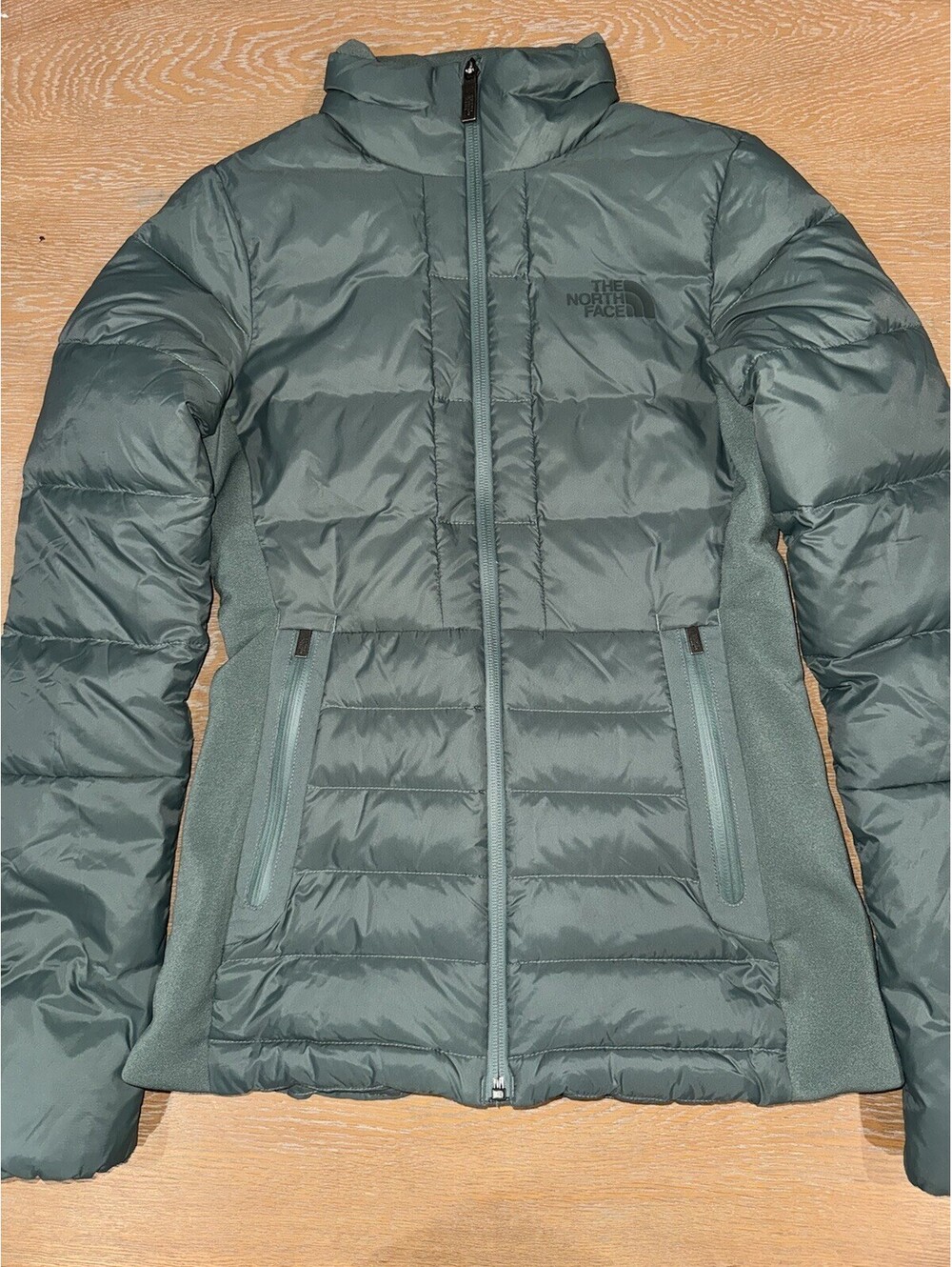 The North Face Women's Evelu 550 Fill Down Hybrid Jacket Size XS Quilted Puffer